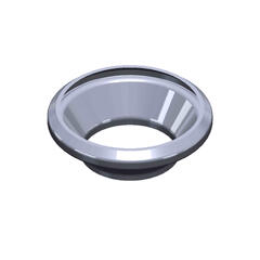 BAUER beger 3-1/2"/ Ø89, sort, m/O-ring