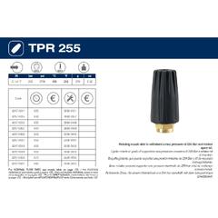 Dyse Roterende til lanse 080 TPR 255