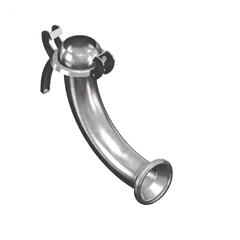 BAUER bend m/han og hun 5"/ Ø133 5"/ Ø133