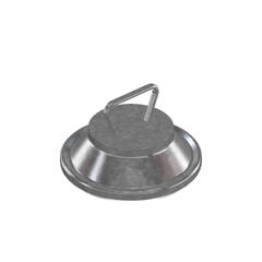 BAUER deksel m/hunkobling 3"/ Ø76