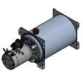 Miniagg. 3,20 ccm 12V, 1,6 kW 10L med DC startmotor m/rele