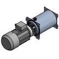 Miniagg. 4,25 ccm 230/400V, 2,20 kW 10L AC motor 3 fas, 1400 omdr.