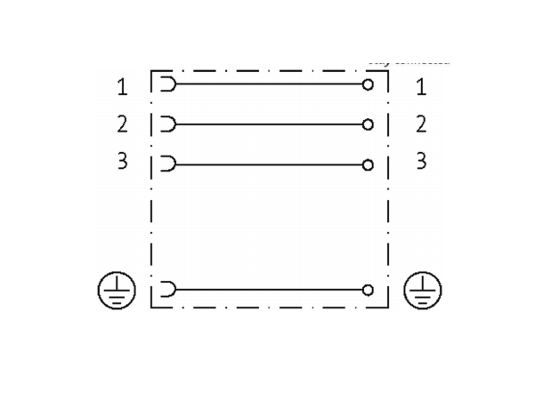 Spolekontakt FORM A, u/kabel (3+J) 0-230V AC/DC