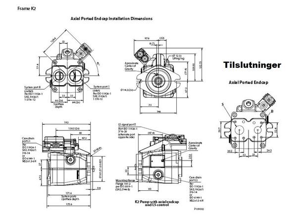 Stempelpumpe variabel - 45cc CCW, LS, Z13, SAE-B, CUT-OFF 260bar