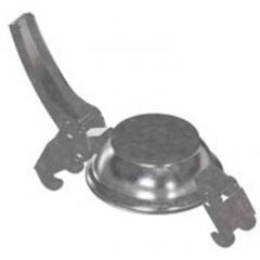 OM deksel m/hunkobling 4"/ Ø100