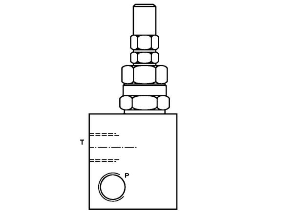 Trykkbegrenser 1/2" 130bar