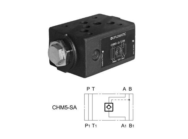 Tilbakeslagsventil CHM5-SA/11N A pilot Cetop 05