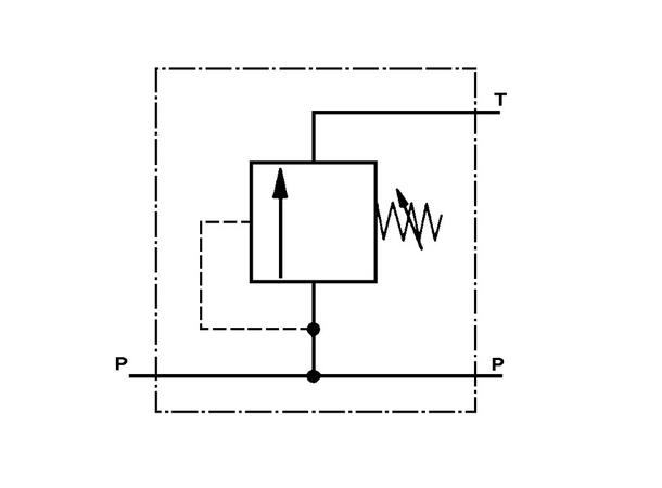 Trykkbegrenser 1/2" 180bar