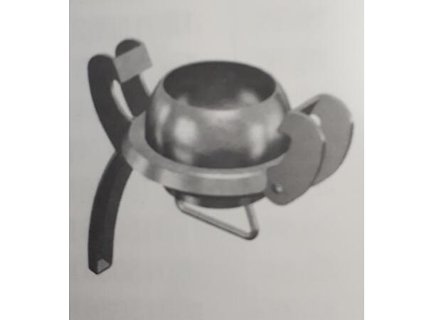 BAUER deksel m/hankobling 3"/  Ø76