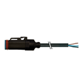 Deutschkontakt 4-leder  7.5m PUR-kabel 6-230V AC/DC