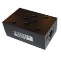 Mellomplate NG06 m/porter A/B i siden 3/8" EB30338