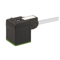 Spolekontakt FORM A, 3m, PUR (2+J) 12/24V AC/DC, LED med EE Logo