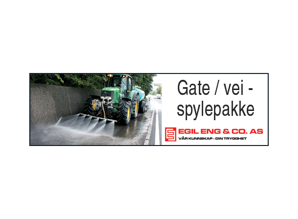 Spylepakke vei 300L/min 20 bar BPS 300