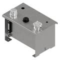 Tank frittstående 40L stål/RAL5010 FIO30/TCO500/sug/nivåvakt/drain