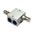 Trykkbegrensningsventil 1/2" dobbel 80-160bar, justert trykk 130bar