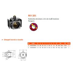 3-VEIS KRAN 6" c/c-150mm RIV