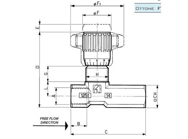 Strupe/tilbakeslag 1/2" 210 bar