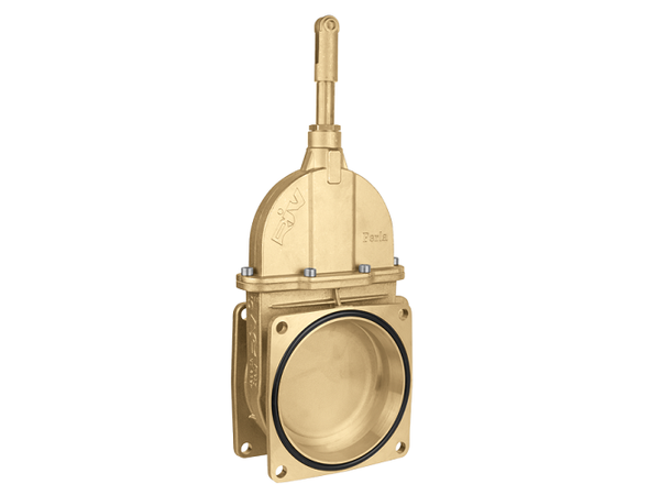 Sluseventil med flens