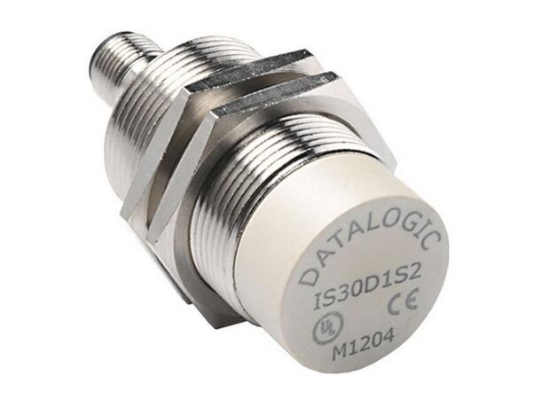 Induktiv giver M30 PNP NO M12-kontakt Ikke innbyggbar Sn: 15mm