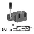 Retningsventil DSH3-SA4/11N manuell Cetop 03