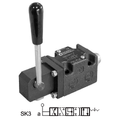 Retningsventill DSH3-SK3/10N manuell Cetop 03