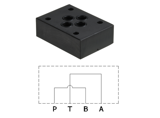 Blindlokk P-B og T-A (EB213) Cetop 03, PE-C/PB/MD1/20