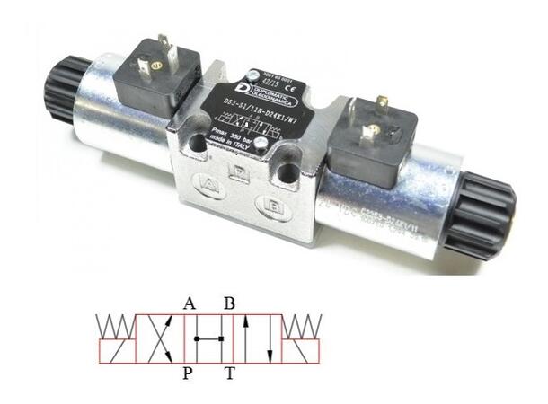 Retningsventill DS3-S2/10N-D00 u/spoler DC Cetop 03