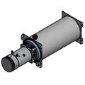 Miniagg. 3,65 cc 24V, 3,0 kW 15L DC startmotor, rele
