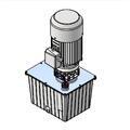 Miniagg. 5,00 ccm 230V, 2,20 kW 16Lv AC motor 1 fas, 1400 omdr.