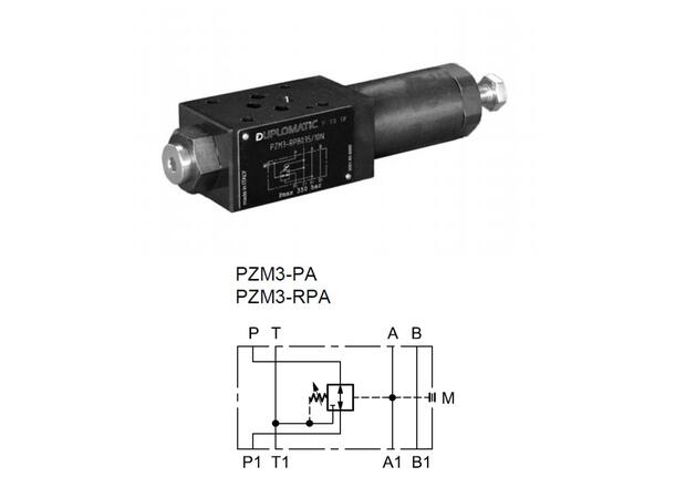 Trykkreduksjonsventil PZME/MZD