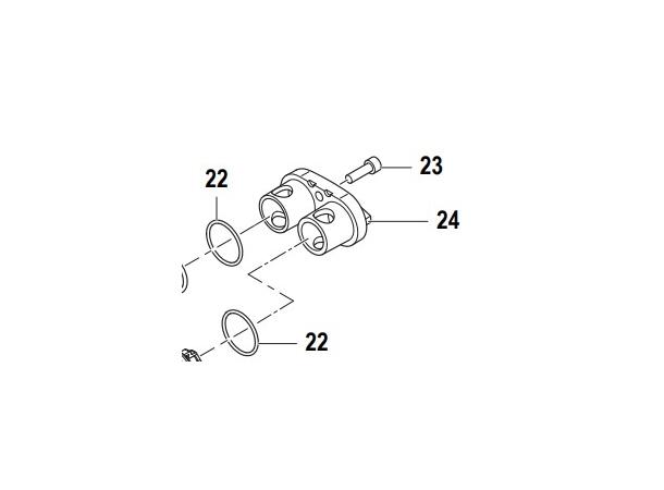 VALVE CAP FOR APS 41 PUMP pos.24