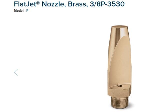 Flatjet  3/8" størrelse 30 3/8P-3530