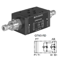 Volumstrømsventil QTM3-RD strupe-/tilbakeslag i A og B, Cetop 03