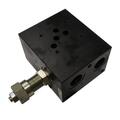 Montasjeblokk 1xNG10 A-B 3/4" porter under