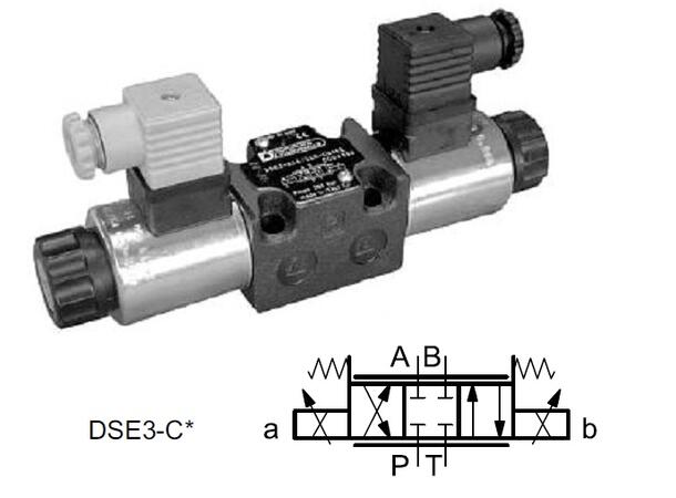 Proporsjonalventil DSE3-C04 Cetop 03, 24VDC