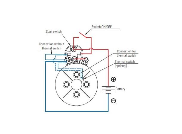 Startrelé 24V 120 A