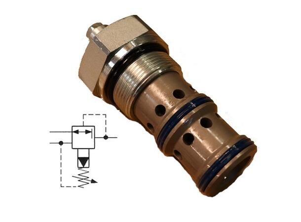 Trykkred.v./begr.v., RLP 70/D-N 14-210bar 160l/min