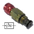 Volumkontr.v. RDZ 30/Q-H 0,05-24 l/min 2-veis, trykk.komp.